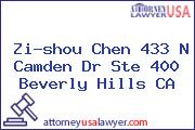 Zi-shou Chen 433 N Camden Dr Ste 400 Beverly Hills CA