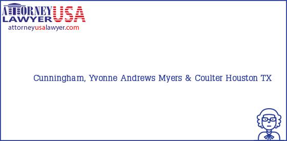 Telephone, Address and other contact data of Cunningham, Yvonne, Houston, TX, USA