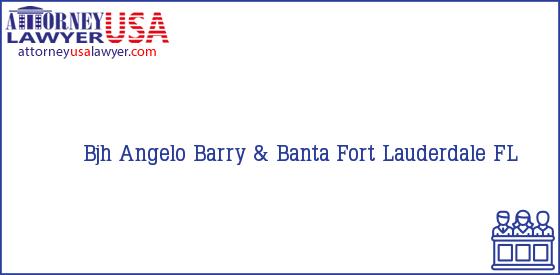 Telephone, Address and other contact data of Bjh, Fort Lauderdale, FL, USA