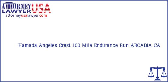Telephone, Address and other contact data of Hamada, ARCADIA, CA, USA