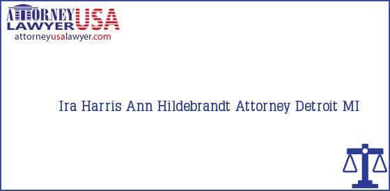 Telephone, Address and other contact data of Ira Harris, Detroit, MI, USA