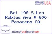 Bci 199 S Los Robles Ave # 600 Pasadena CA