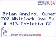 Brian Annino, Owner 707 Whitlock Ave Sw # H13 Marietta GA