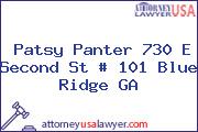 Patsy Panter 730 E Second St # 101 Blue Ridge GA