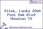 Vitek, Lenka 2000 Post Oak Blvd Houston TX