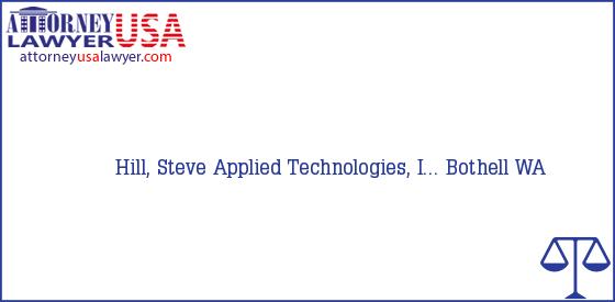 Telephone, Address and other contact data of Hill, Steve, Bothell, WA, USA