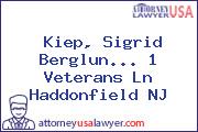 Kiep, Sigrid Berglun... 1 Veterans Ln Haddonfield NJ