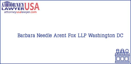 Telephone, Address and other contact data of Barbara Needle, Washington, DC, USA