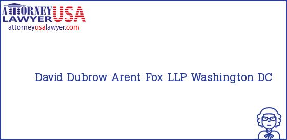 Telephone, Address and other contact data of David Dubrow, Washington, DC, USA