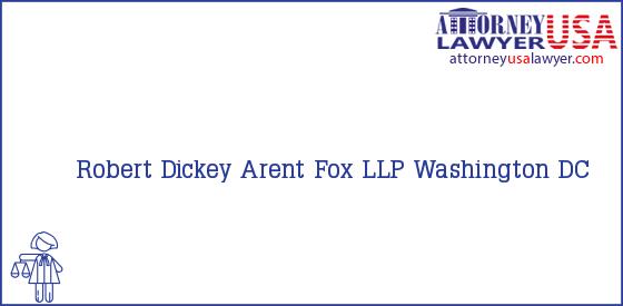 Telephone, Address and other contact data of Robert Dickey, Washington, DC, USA