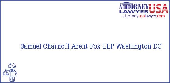 Telephone, Address and other contact data of Samuel Charnoff, Washington, DC, USA