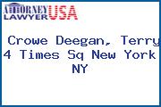 Crowe Deegan, Terry 4 Times Sq New York NY