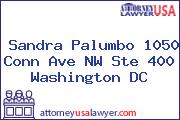 Sandra Palumbo 1050 Conn Ave NW Ste 400 Washington DC