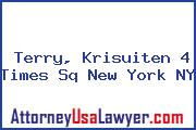 Terry, Krisuiten 4 Times Sq New York NY
