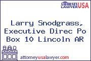 Larry Snodgrass, Executive Direc Po Box 10 Lincoln AR