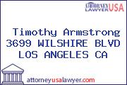 Timothy Armstrong 3699 WILSHIRE BLVD LOS ANGELES CA