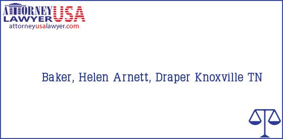 Telephone, Address and other contact data of Baker, Helen, Knoxville, TN, USA