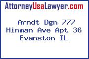 Arndt Dgn 777 Hinman Ave Apt 36 Evanston IL