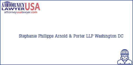 Telephone, Address and other contact data of Stephanie Phillipps, Washington, DC, USA