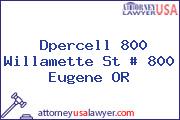 Dpercell 800 Willamette St # 800 Eugene OR
