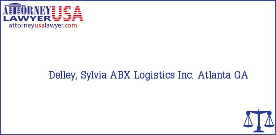 Telephone, Address and other contact data of Delley, Sylvia, Atlanta, GA, USA
