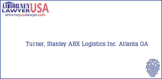 Telephone, Address and other contact data of Turner, Stanley, Atlanta, GA, USA