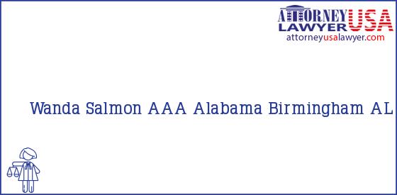 Telephone, Address and other contact data of Wanda Salmon, Birmingham, AL, USA