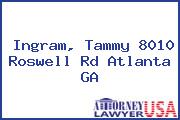 Ingram, Tammy 8010 Roswell Rd Atlanta GA
