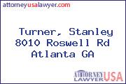 Turner, Stanley 8010 Roswell Rd Atlanta GA