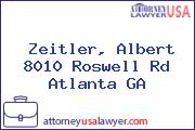 Zeitler, Albert 8010 Roswell Rd Atlanta GA