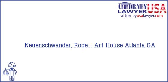 Telephone, Address and other contact data of Neuenschwander, Roge..., Atlanta, GA, USA