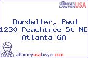 Durdaller, Paul 1230 Peachtree St NE Atlanta GA