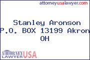 Stanley Aronson P.O. BOX 13199 Akron OH