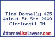 Tina Donnelly 425 Walnut St Ste 2400 Cincinnati OH