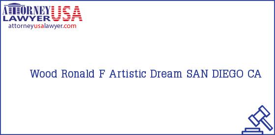 Telephone, Address and other contact data of Wood Ronald F, SAN DIEGO, CA, USA