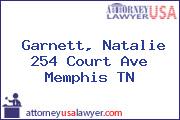 Garnett, Natalie 254 Court Ave Memphis TN