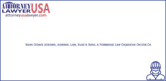 Telephone, Address and other contact data of Karen Gilyard, Cerritos, CA, USA