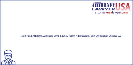 Telephone, Address and other contact data of Mark Palin, Cerritos, CA, USA