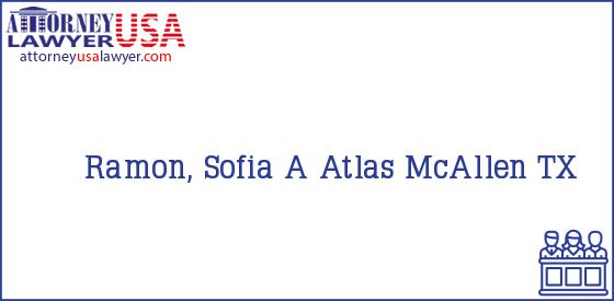 Telephone, Address and other contact data of Ramon, Sofia A, McAllen, TX, USA