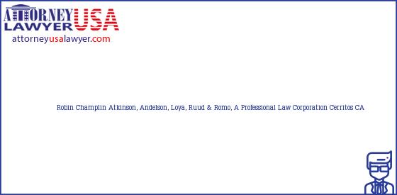 Telephone, Address and other contact data of Robin Champlin, Cerritos, CA, USA
