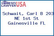 Schwait, Carl B 203 NE 1st St Gainesville FL