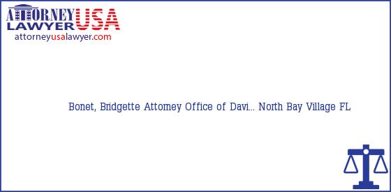 Telephone, Address and other contact data of Bonet, Bridgette, North Bay Village, FL, USA
