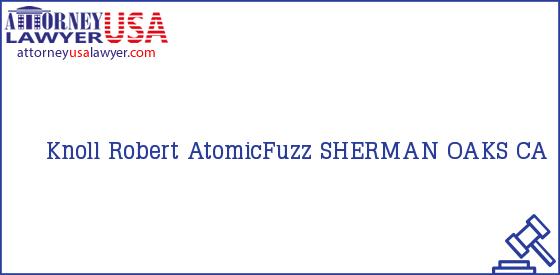 Telephone, Address and other contact data of Knoll Robert, SHERMAN OAKS, CA, USA