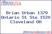 Brian Urban 1370 Ontario St Ste 1520 Cleveland OH