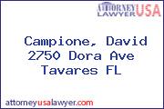 Campione, David 2750 Dora Ave Tavares FL