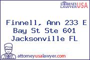 Finnell, Ann 233 E Bay St Ste 601 Jacksonville FL
