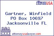 Gartner, Winfield PO Box 10697 Jacksonville FL