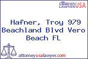 Hafner, Troy 979 Beachland Blvd Vero Beach FL