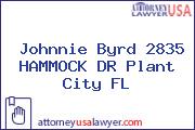 Johnnie Byrd 2835 HAMMOCK DR Plant City FL