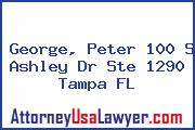 George, Peter 100 S Ashley Dr Ste 1290 Tampa FL